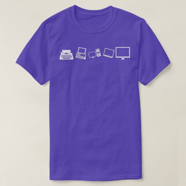 Funny Programmer Software Developer Computer Evolu T-Shirt (Design Front)