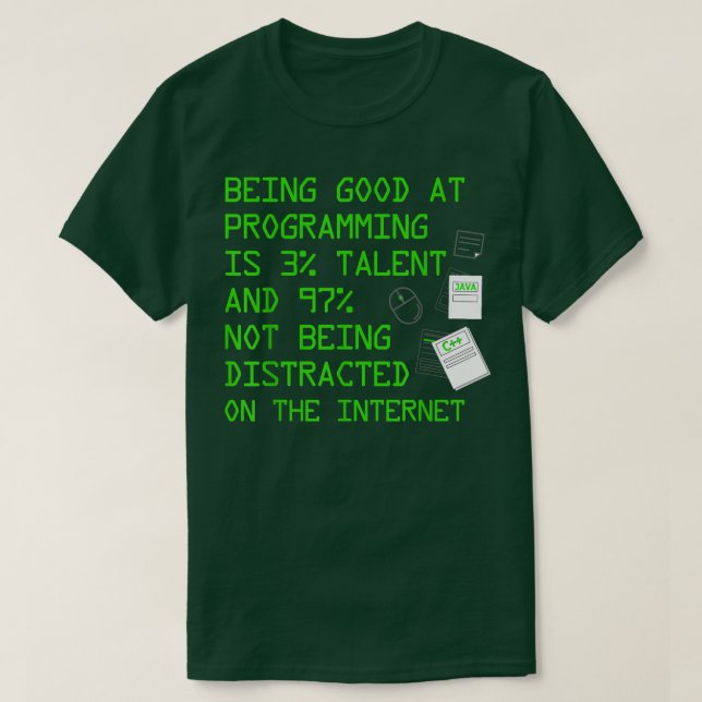 Funny Programming Art For Men Women Coding Softwar T-Shirt (Design Front)