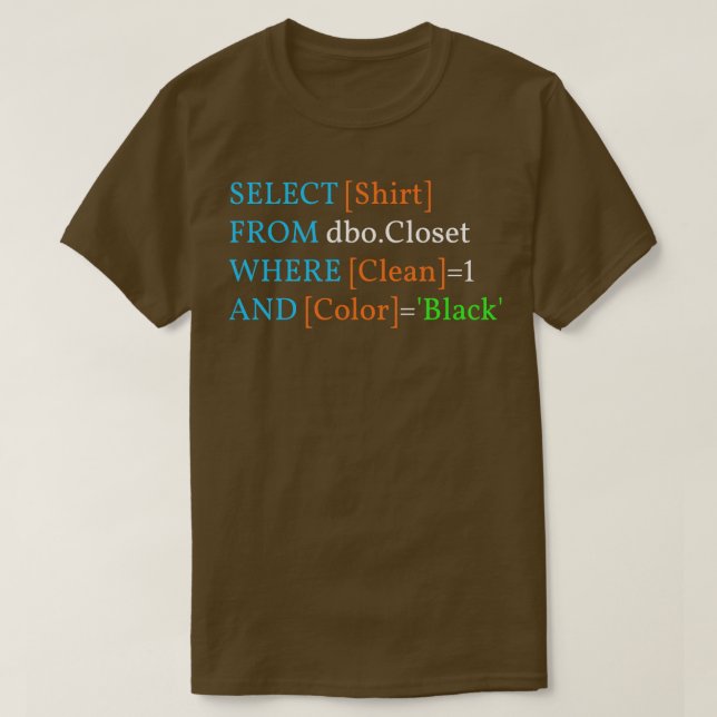 Funny  Programming Joke I T-Shirt (Design Front)