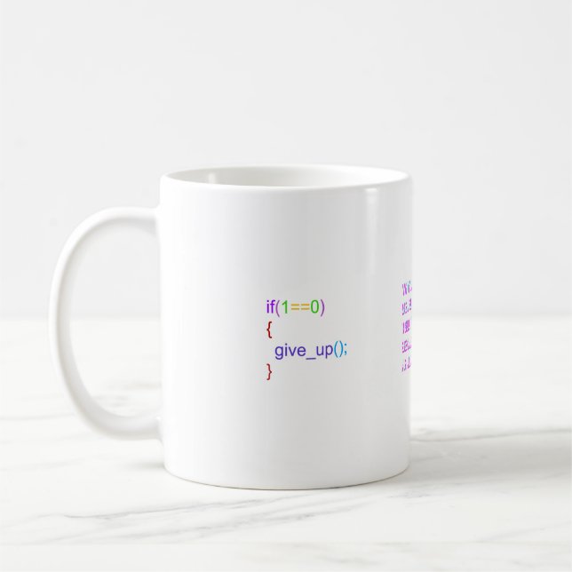 funny programming mugs , coding mugs ,coding jokes (Left)