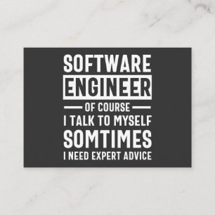 Funny Programming Software Engineer Gift Business Card