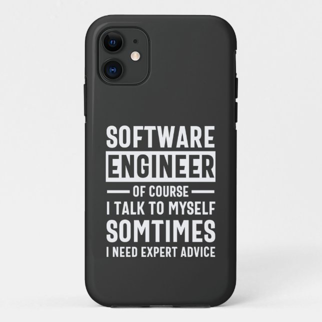 Funny Programming Software Engineer Gift Case-Mate iPhone Case (Back)