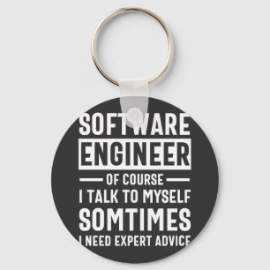 Funny Programming Software Engineer Gift Keychain