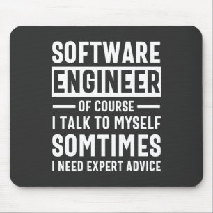 Funny Programming Software Engineer Gift Mouse Pad