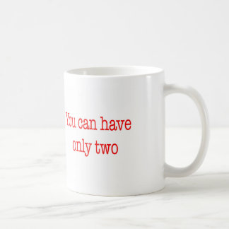 Funny Project Management Saying Fast Cheap Good Coffee Mug