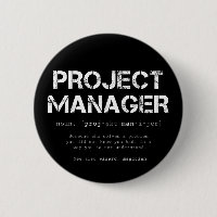 Funny Project Manager Dictionary Definition