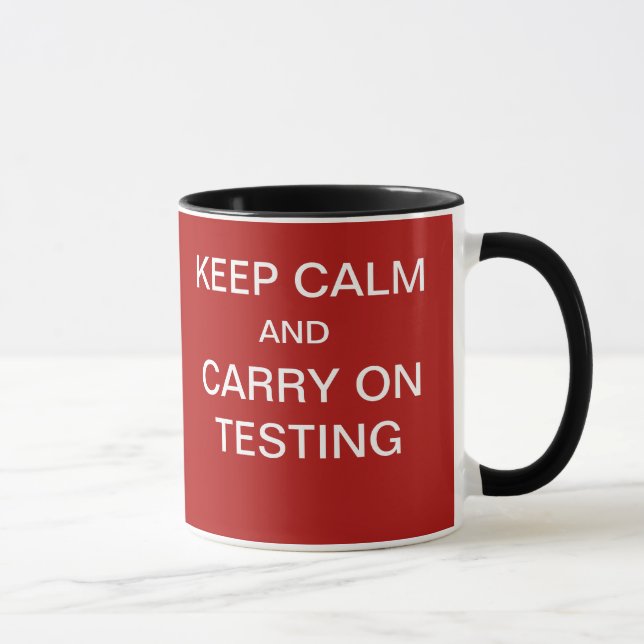 Funny Project Team Gift Go Live Testing Quote Joke Mug (Right)