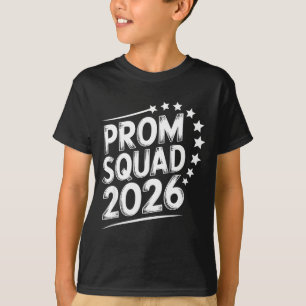 Funny Prom Squad 2026 Graduate Funny T-Shirt