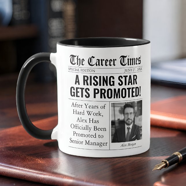 Funny Promotion Gift Custom Newspaper Headline Mug (Creator Uploaded)