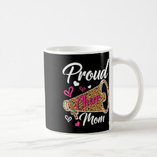 Funny Proud Cheer Mom Leopard Mothers Day Women Coffee Mug