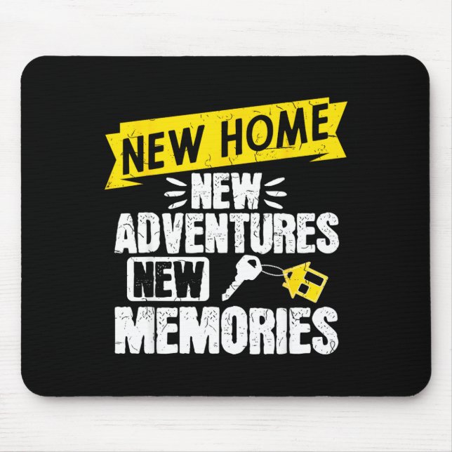 Funny Proud Homeowner New Homenew Adventures New M Mouse Pad (Front)