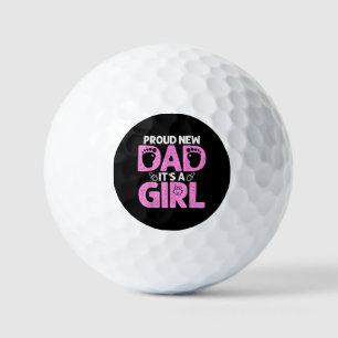 Funny Proud New Dad Gift For Men Father's Day It's Golf Balls