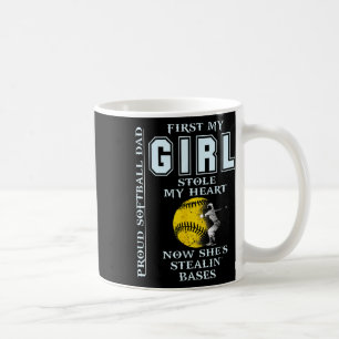 Funny Proud Softll Dad - Girl Stole My Heart Coffee Mug