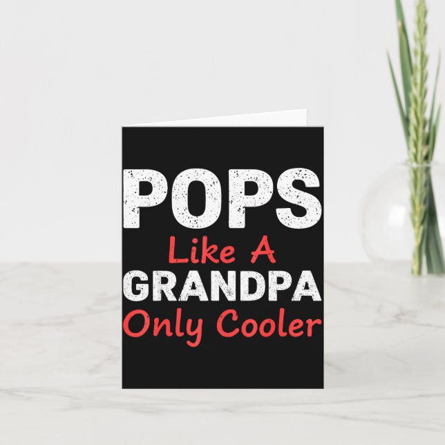 Funny Ps Grandpa Cooler From Grandkids Father's Da Card (Front)