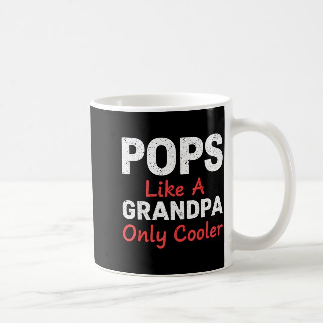 Funny Ps Grandpa Cooler From Grandkids Father's Da Coffee Mug (Right)