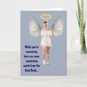 Funny pseudo-religious get well card
