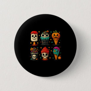 Funny Psicle Summer Horror Halloween Ice Cream Sum 2 Inch Round Button