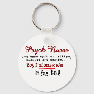 Funny Psych Nurse T-Shirts and Gifts Keychain