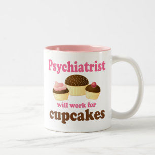 Funny Psychiatrist Two-Tone Coffee Mug