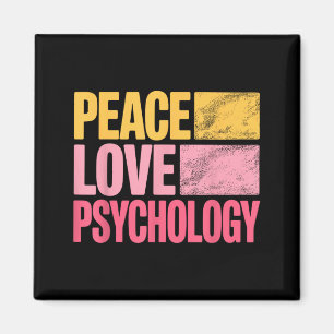 Funny Psychologist Art for Men Women Psychology Magnet