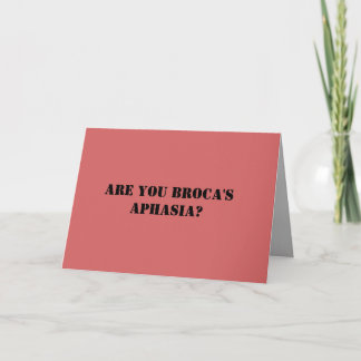 Funny Psychology Love Card
