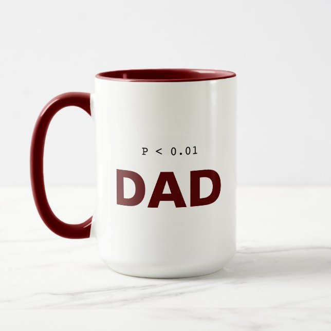 Funny Psychology Statistics Mug | Significant Dad (Left)