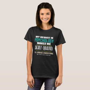 Funny Psychology T-shirt Psychologist PsyD Student