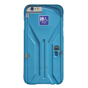 Funny Public Portable Toilet Barely There iPhone 6 Case
