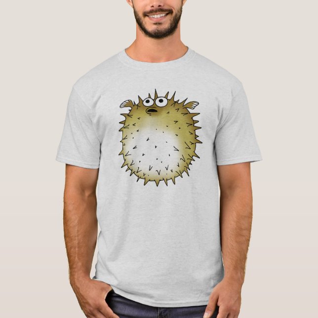 funny puffer fish T-Shirt (Front)