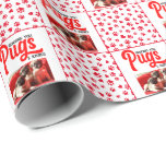 Funny Pug Christmas Dog Picture Cute Puppy Wrapping Paper<br><div class="desc">6/6 ChatGPT said: ChatGPT Wrap your gifts in festive charm with our Funny Pug Christmas Dog Picture Cute Puppy Wrapping Paper. Perfect for dog lovers and pug enthusiasts, this whimsical wrapping paper features delightful images of adorable pugs decked out in their holiday best. Whether you’re preparing gifts for family, friends,...</div>