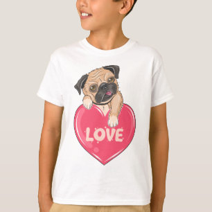 Funny Pug Cute Puppy Dog Lover Cartoon Puppies T-Shirt