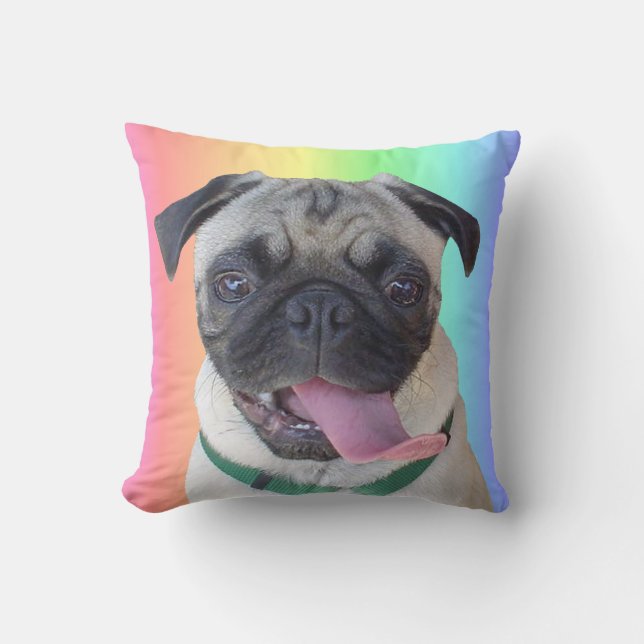 Funny Pug Dog Pillows (Front)