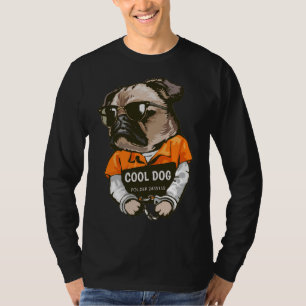 Funny Pug dog prisoner Classic T-Shirt 144