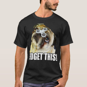 Funny Pug Lover T-Shirt Canine Dog Pet Owner Fidge