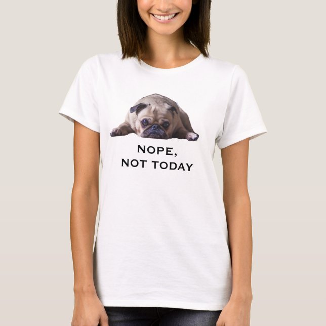 Funny Pug Pet Dog T-Shirt (Front)