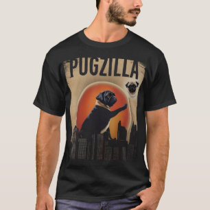 Funny Pug: Pugzilla T-Shirt