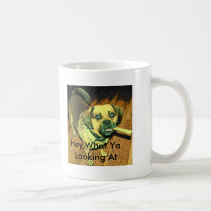 Funny Puggle Dog Coffee Mug
