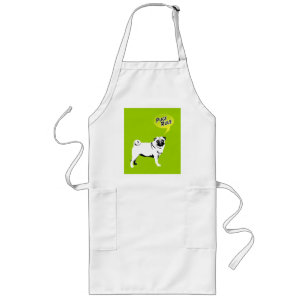 Funny Pugs Rule Gifts Long Apron