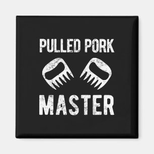 Funny Pulled Pork Master Bear Claws Magnet