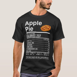 Funny Pumpkin Food Pie Facts Family Thanksgiving N T-Shirt