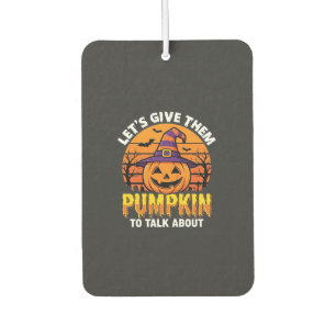 Funny Pumpkin Halloween Pun Design2 (1)_1 Air Freshener