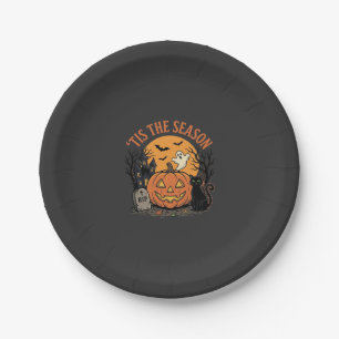 Funny Pumpkin Halloween Pun Design2 (2)_1 Paper Plate