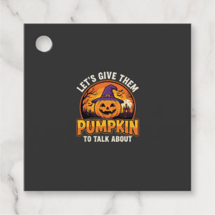 Funny Pumpkin Halloween Pun Design_1 Favour Tags