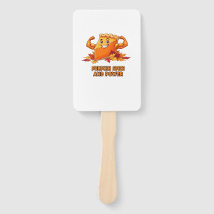 Funny Pumpkin Pie Thanksgiving Classic T-Shirt_1.p Hand Fan
