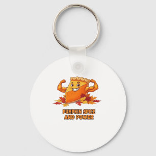 Funny Pumpkin Pie Thanksgiving Classic T-Shirt_1.p Keychain