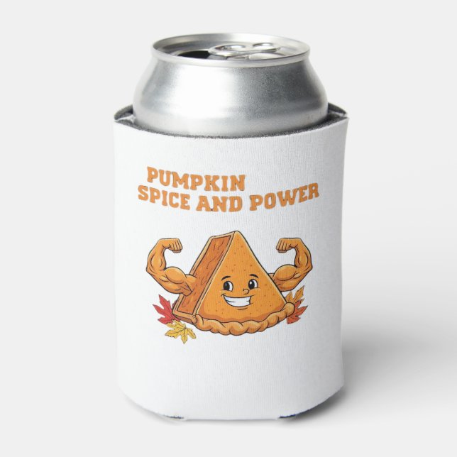Funny Pumpkin Pie Thanksgiving Classic T-Shirt_2.p Can Cooler (Can Front)