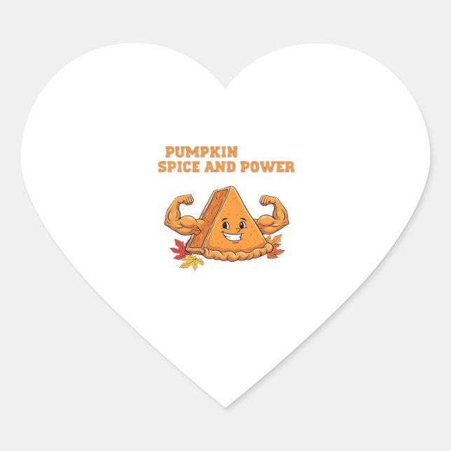 Funny Pumpkin Pie Thanksgiving Classic T-Shirt_2.p Heart Sticker (Front)