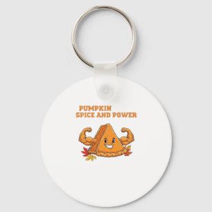 Funny Pumpkin Pie Thanksgiving Classic T-Shirt_2.p Keychain