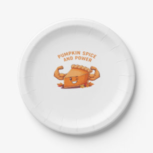 Funny Pumpkin Pie Thanksgiving Classic T-Shirt.png Paper Plate