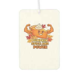 Funny Pumpkin Pie Thanksgiving Oversized T-Shirt.p Air Freshener